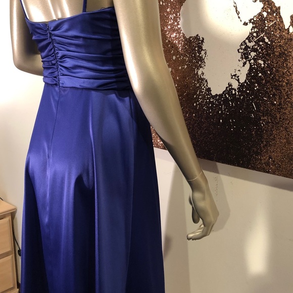 Donna Morgan Cobalt Blue Dress, sz 6 - Picture 4 of 6